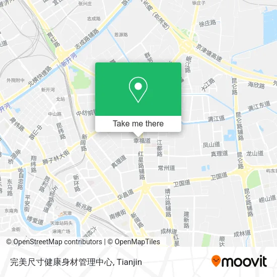 完美尺寸健康身材管理中心 map