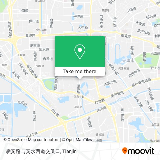 凌宾路与宾水西道交叉口 map