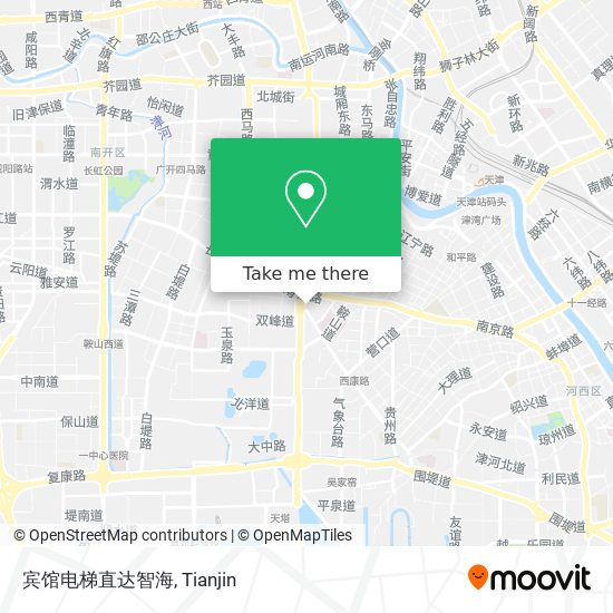 宾馆电梯直达智海 map
