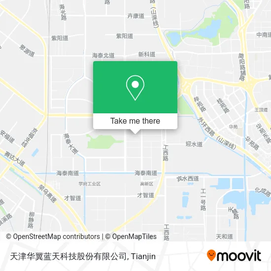 天津华翼蓝天科技股份有限公司 map