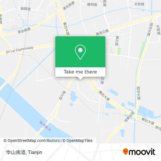 华山南道 map