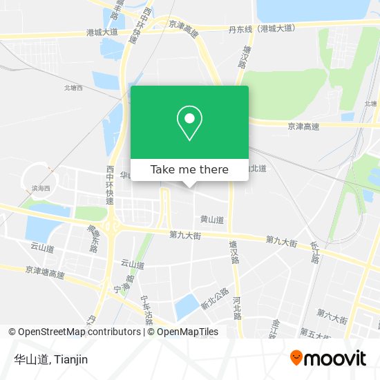 华山道 map