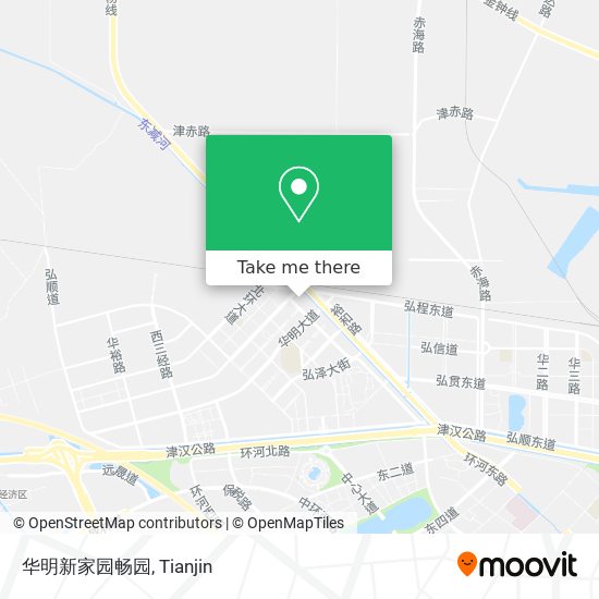 华明新家园畅园 map