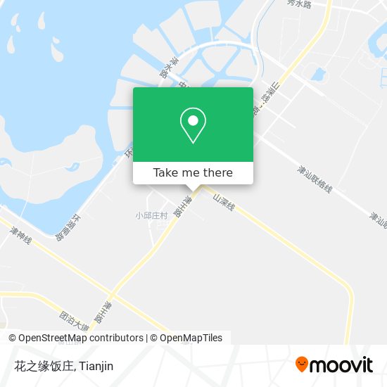 花之缘饭庄 map