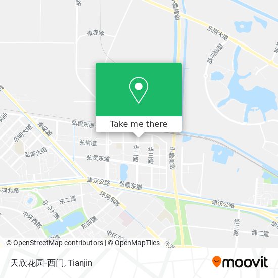 天欣花园-西门 map