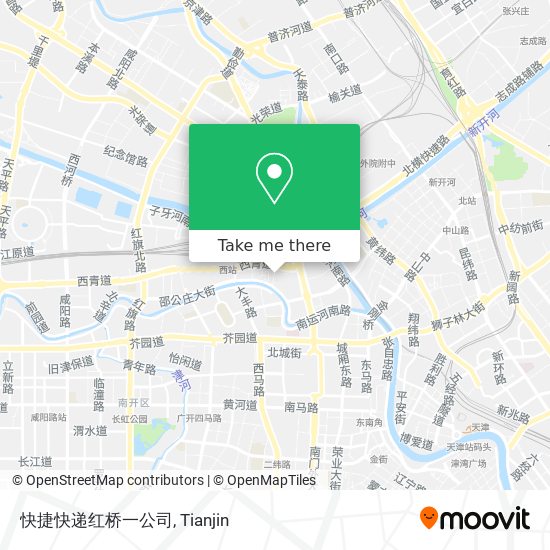 快捷快递红桥一公司 map