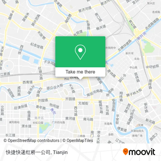 快捷快递红桥一公司 map