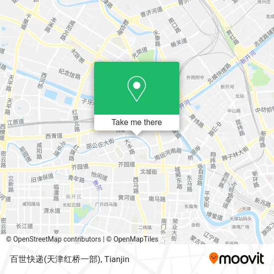 百世快递(天津红桥一部) map