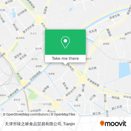 天津市味之林食品贸易有限公司 map