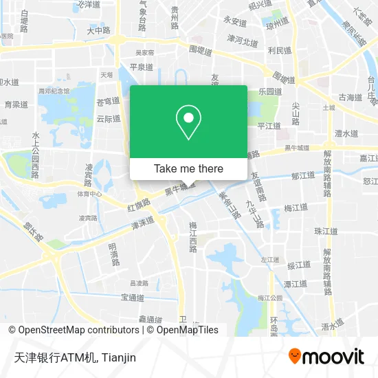 天津银行ATM机 map
