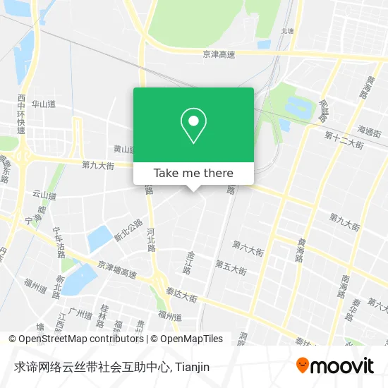 求谛网络云丝带社会互助中心 map