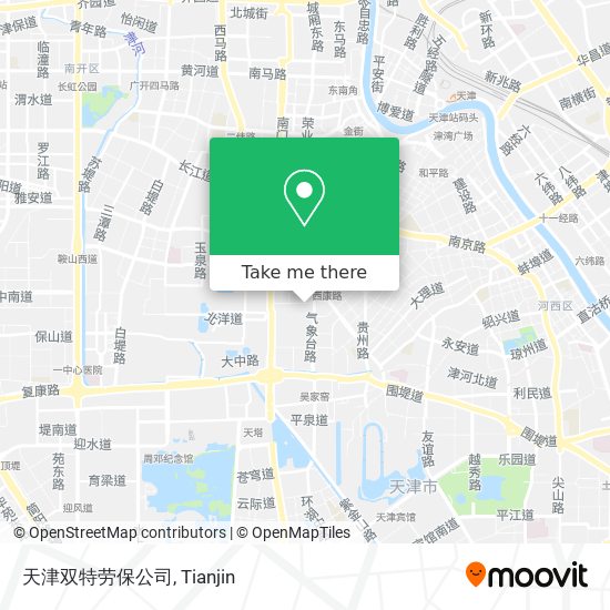 天津双特劳保公司 map