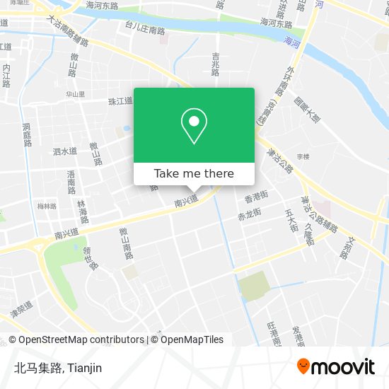 北马集路 map