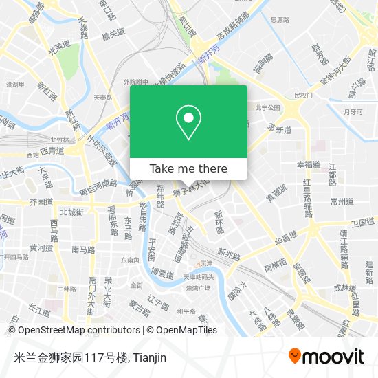 米兰金狮家园117号楼 map