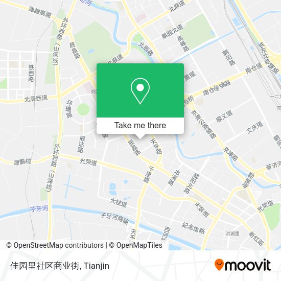 佳园里社区商业街 map