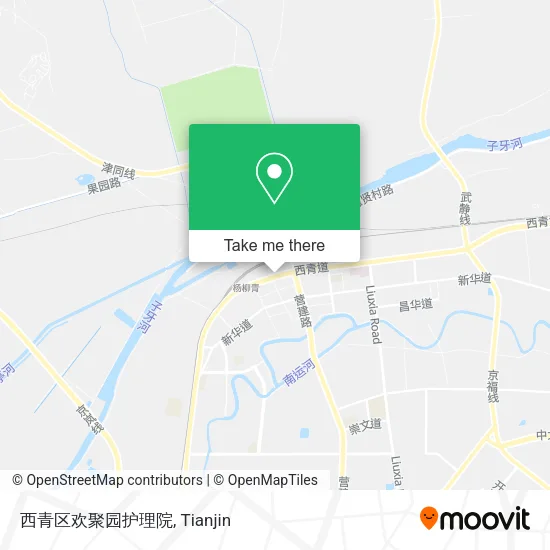西青区欢聚园护理院 map