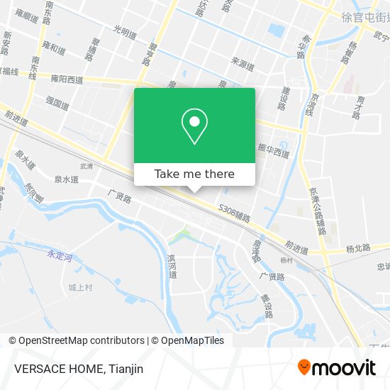 VERSACE HOME map