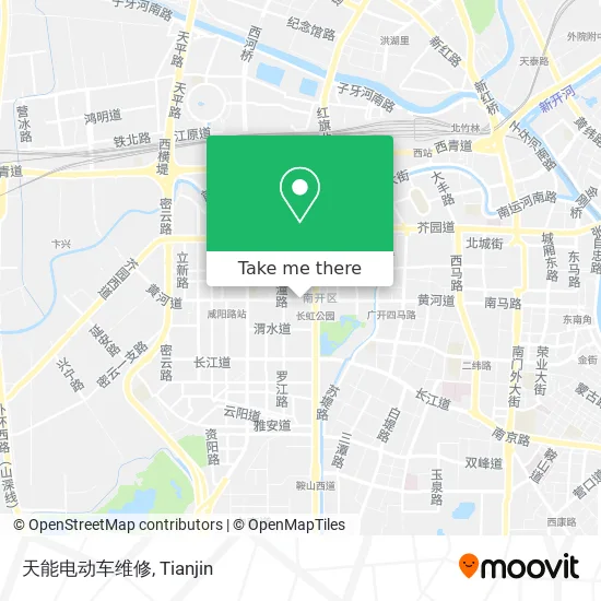 天能电动车维修 map