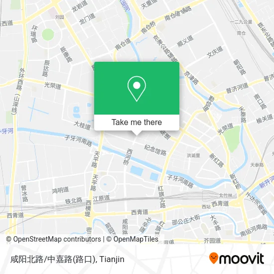 咸阳北路/中嘉路(路口) map