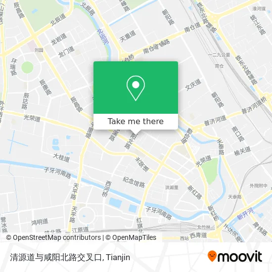 清源道与咸阳北路交叉口 map