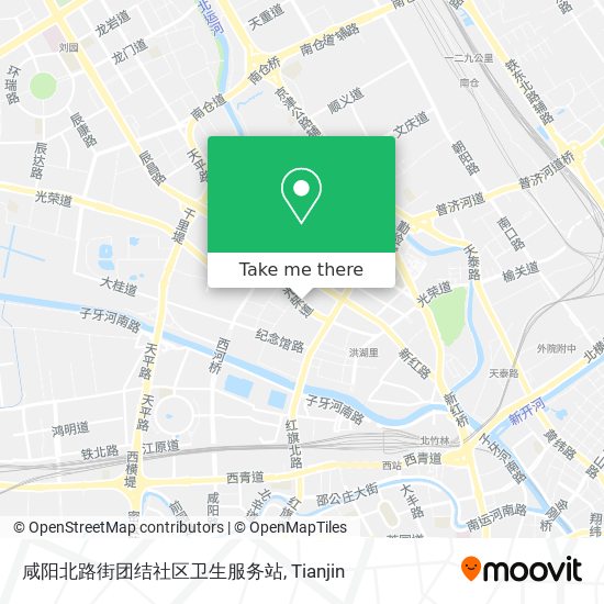 咸阳北路街团结社区卫生服务站 map