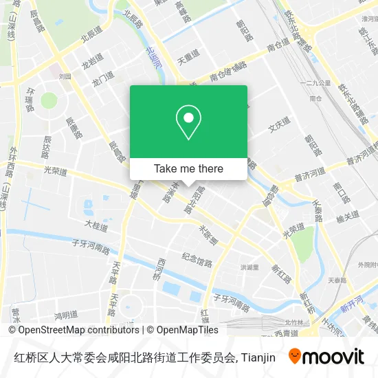 红桥区人大常委会咸阳北路街道工作委员会 map