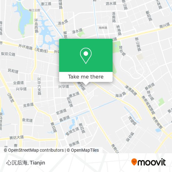 心沉后海 map