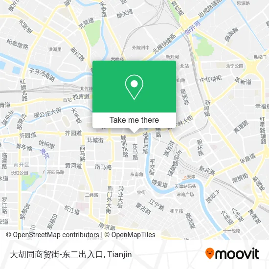 大胡同商贸街-东二出入口 map