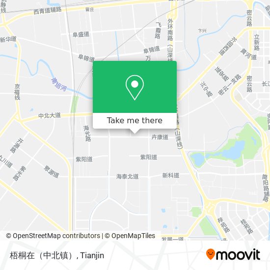 梧桐在（中北镇） map