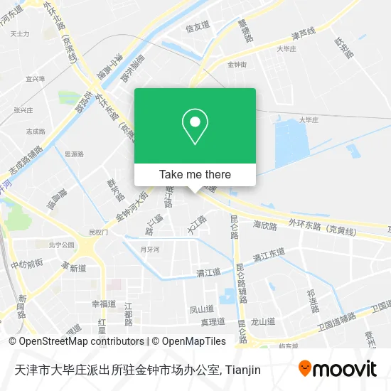 天津市大毕庄派出所驻金钟市场办公室 map