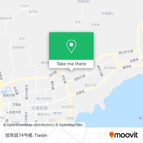 揽翠园74号楼 map