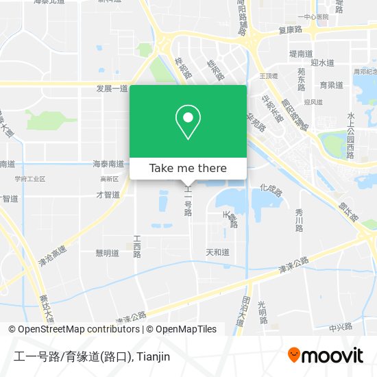 工一号路/育缘道(路口) map