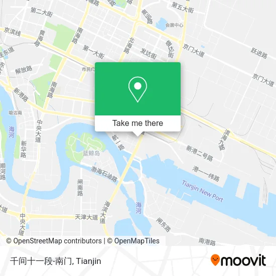 千间十一段-南门 map