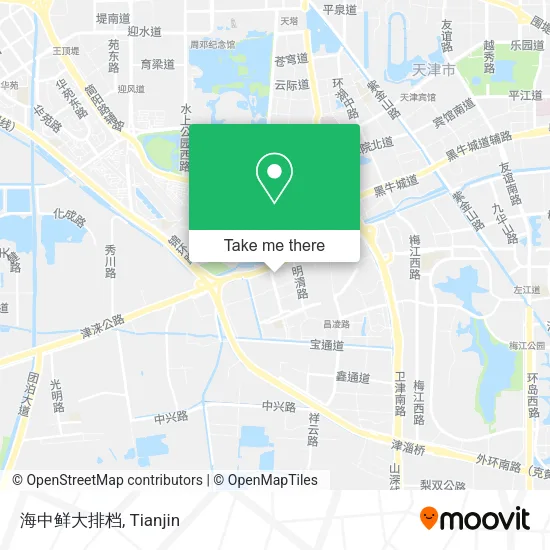 海中鲜大排档 map