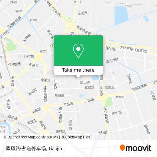 凤凰路-占道停车场 map