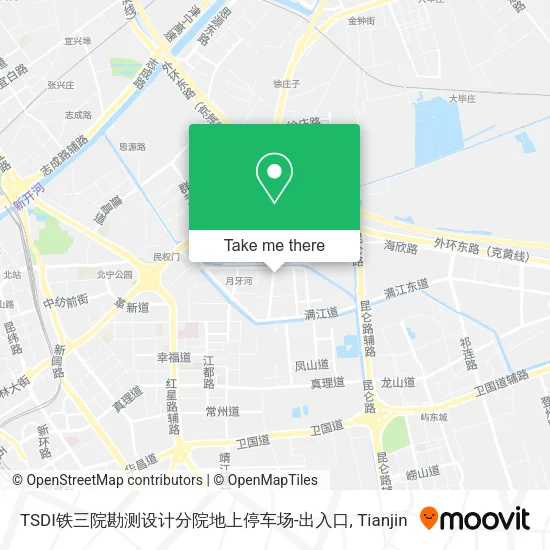 TSDI铁三院勘测设计分院地上停车场-出入口 map