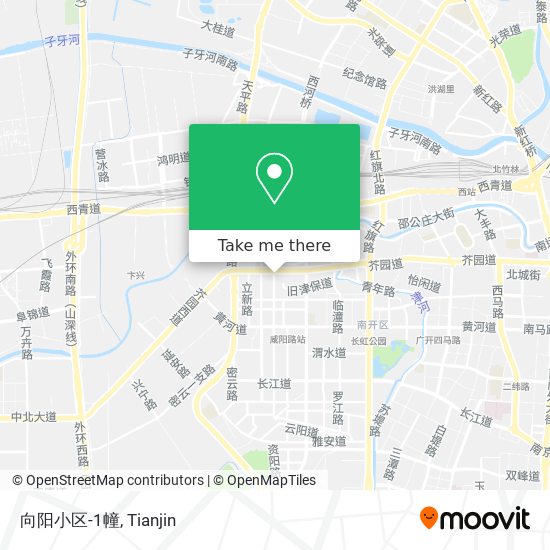向阳小区-1幢 map