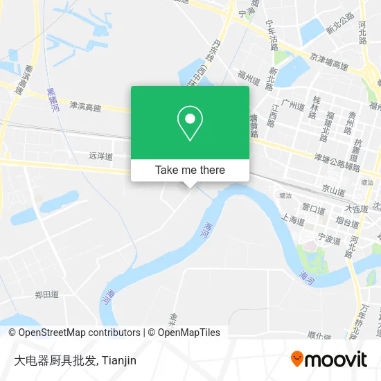 大电器厨具批发 map