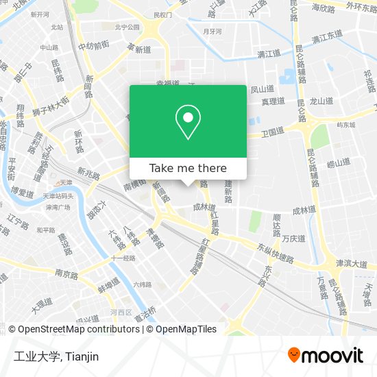 工业大学 map