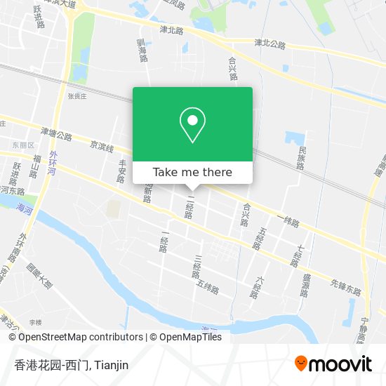 香港花园-西门 map
