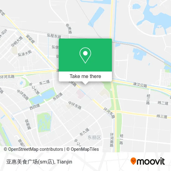 亚惠美食广场(sm店) map