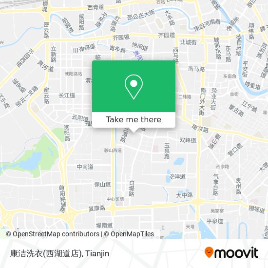 康洁洗衣(西湖道店) map