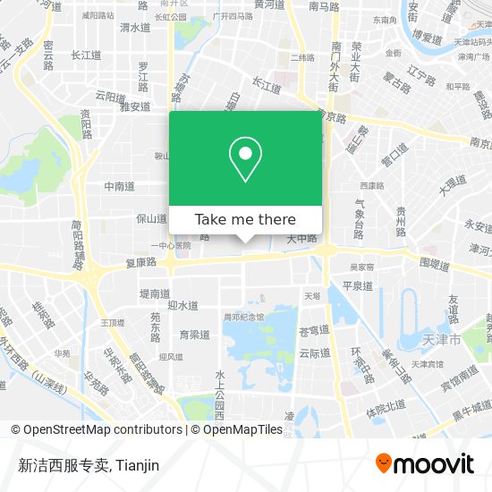 新洁西服专卖 map