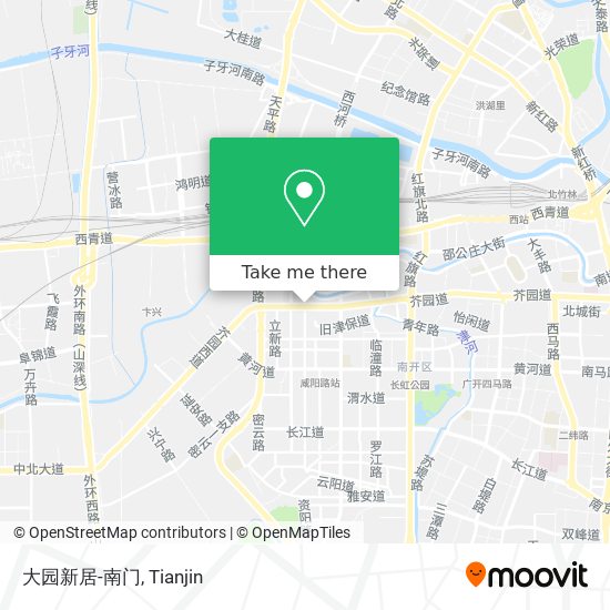 大园新居-南门 map