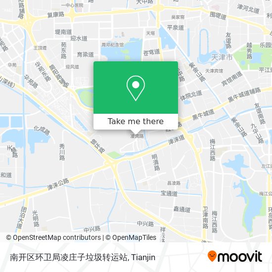 南开区环卫局凌庄子垃圾转运站 map