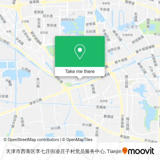 天津市西青区李七庄街凌庄子村党员服务中心 map