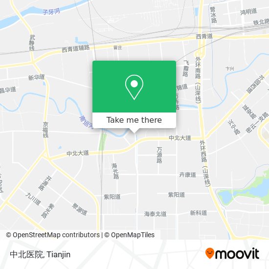 中北医院 map