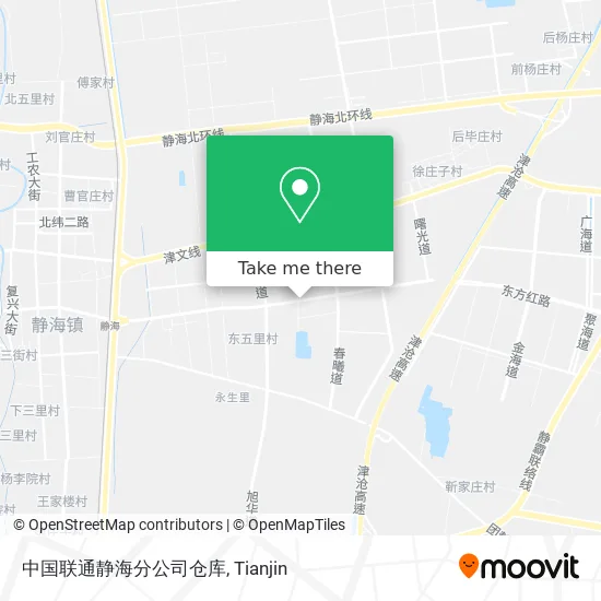 中国联通静海分公司仓库 map