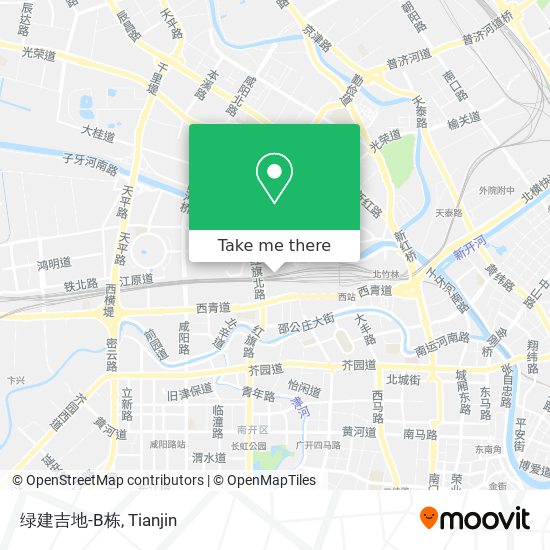 绿建吉地-B栋 map