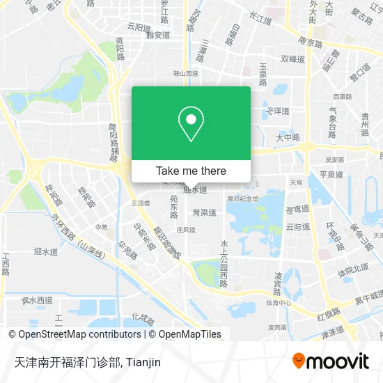 天津南开福泽门诊部 map